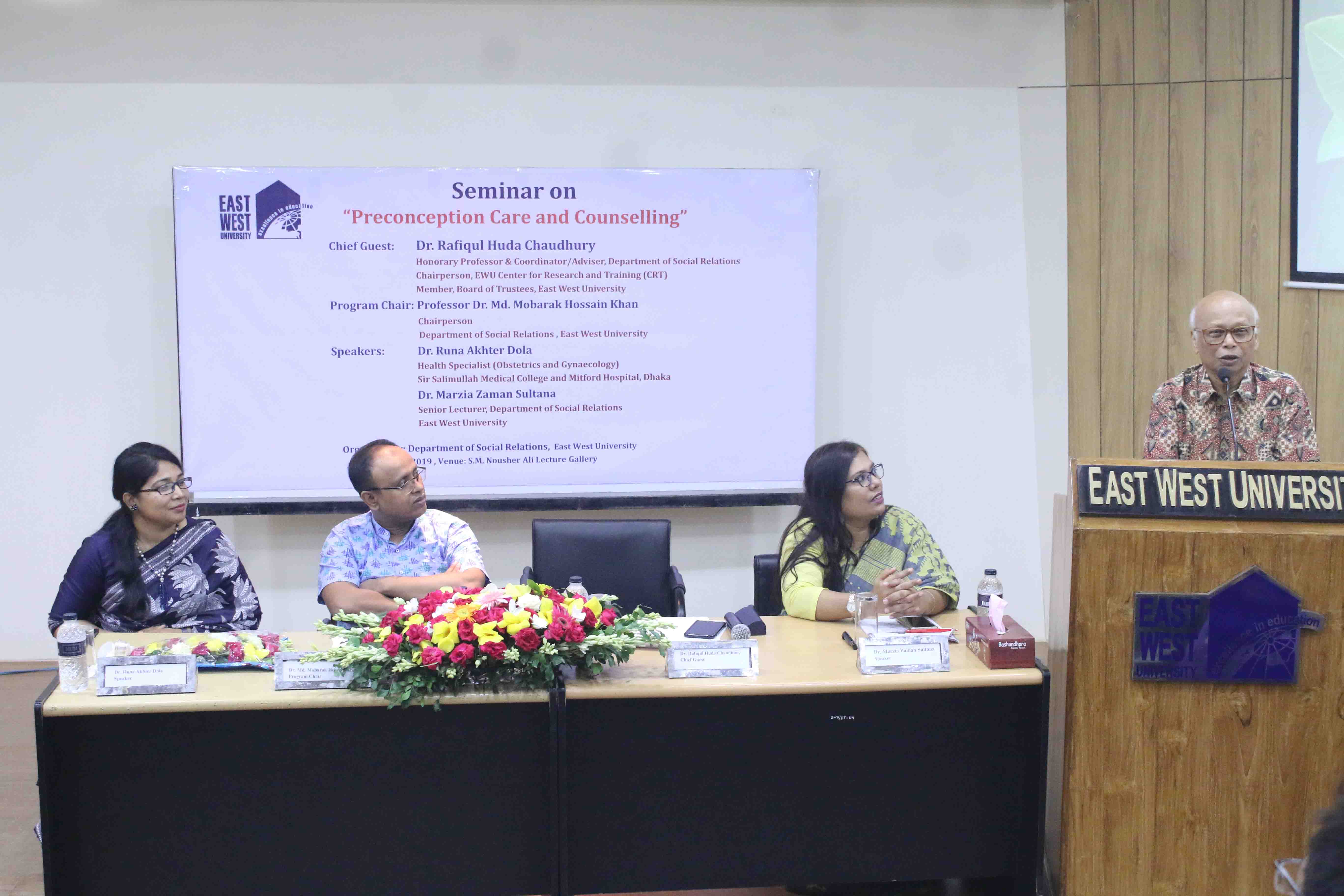 Seminar on Preconception Care and Counselling 