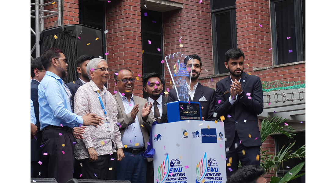 The Grand Inauguration Ceremony of SMC Plus Electrolyte Drink presents EWU Winter Smash 2026 held at...