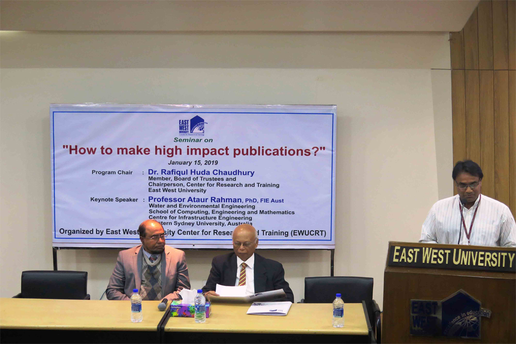 EWU-CRT Organizes a Research Seminar