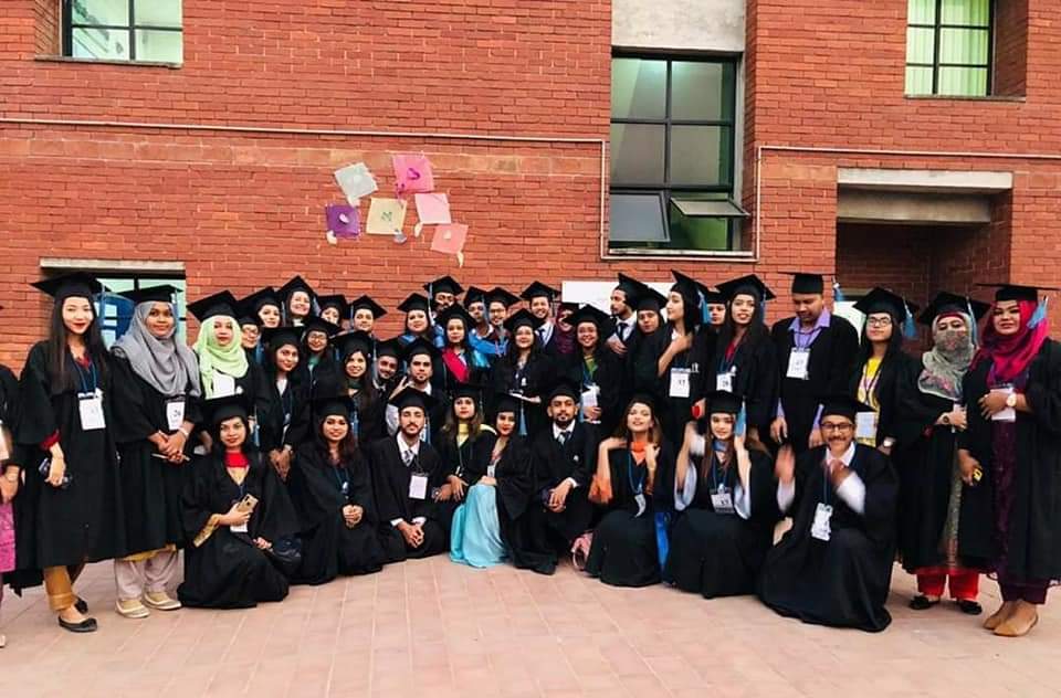 20) Students of the department on 19th Convocation of East West University.