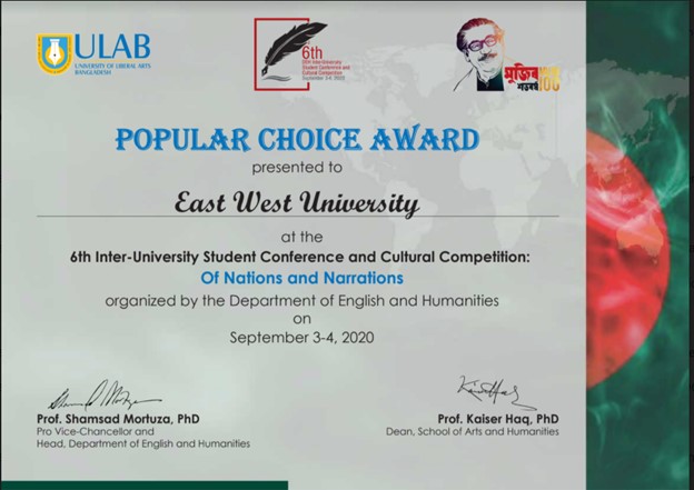 Department of English (EWU) participated in “Of Na...