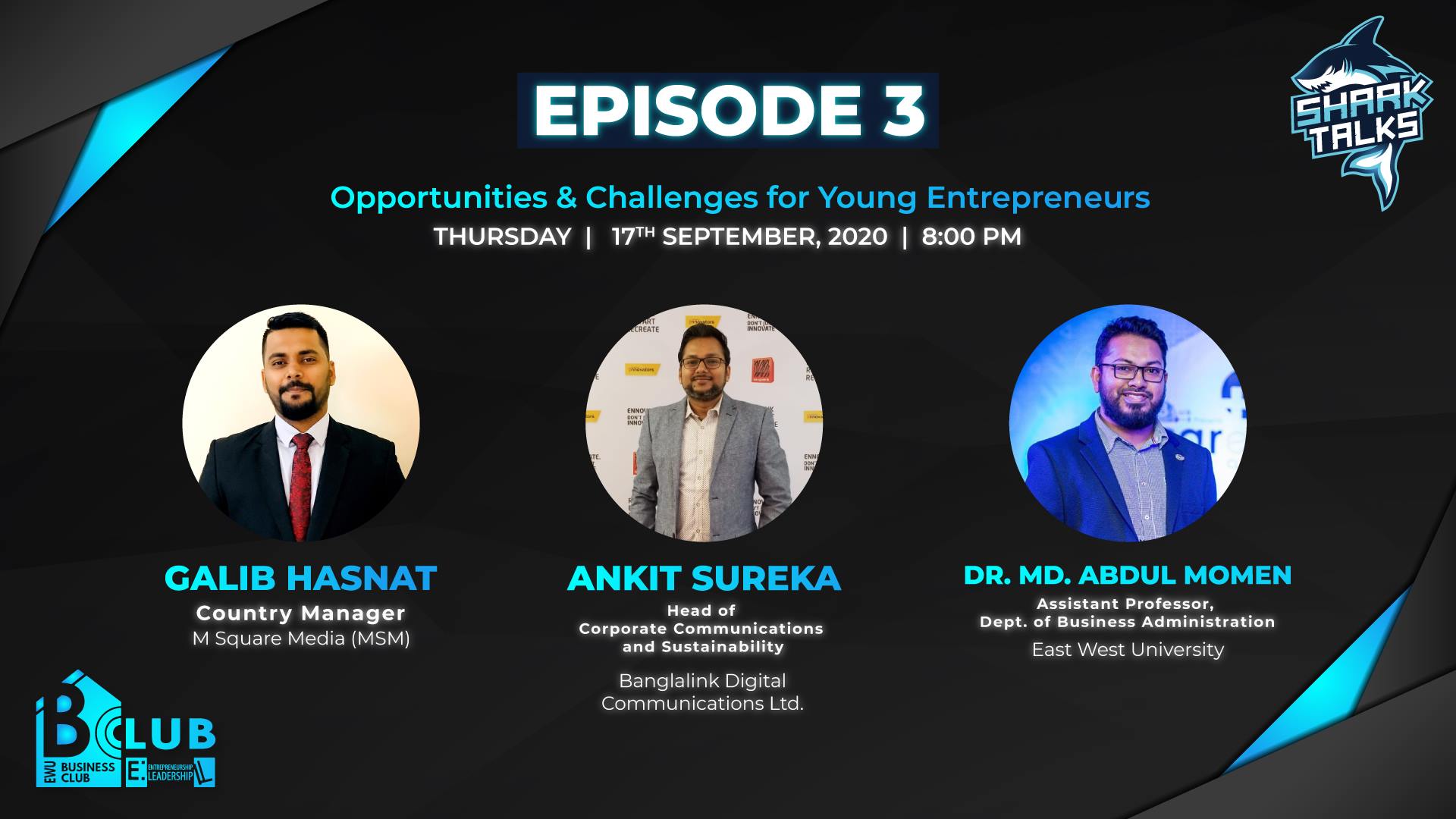 SHARK TALKS: Opportunities and Challenges for Youn...