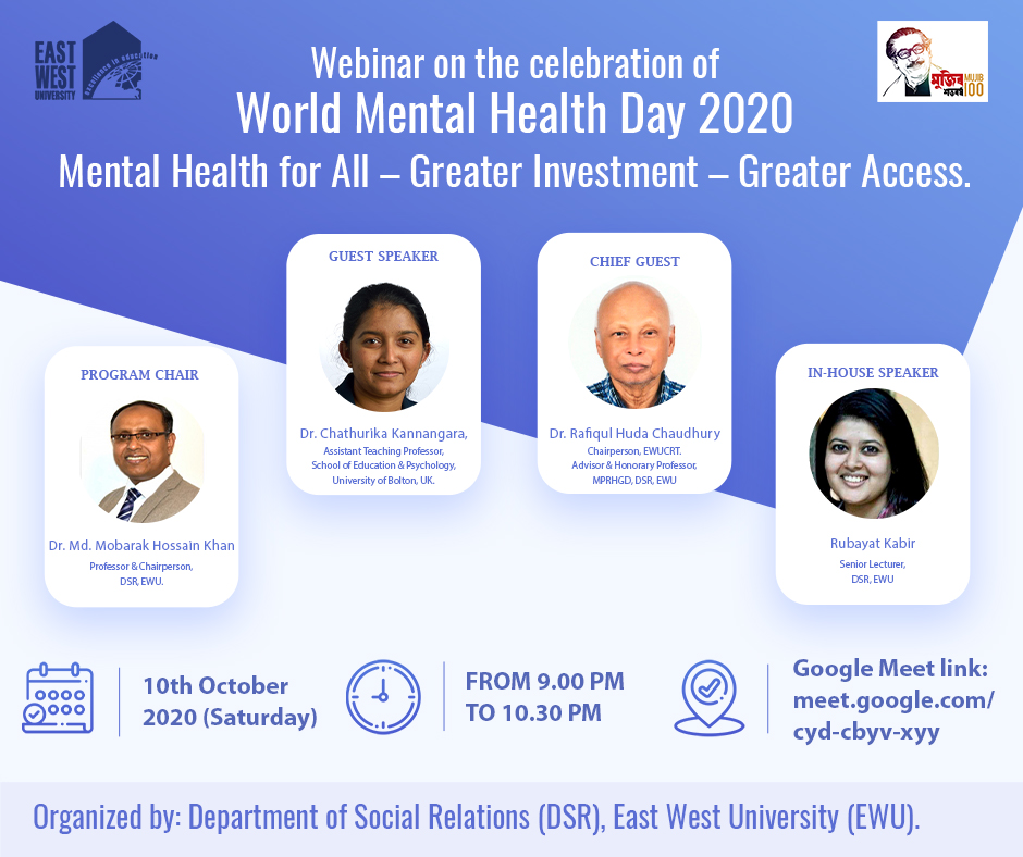 East West University organizes webinar celebrating... 