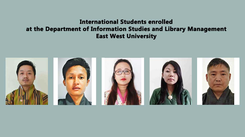 International Students enrolled at the Department...
