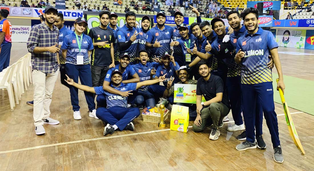 Clemon Indoor Uni Cricket 2022 organized by EWU Sp...