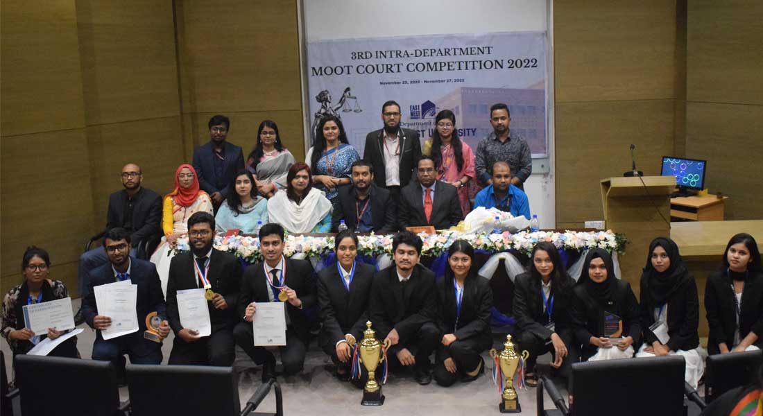 Department of Law, EWU Organized 3rd Intra-Department Moot Court Competition 2022