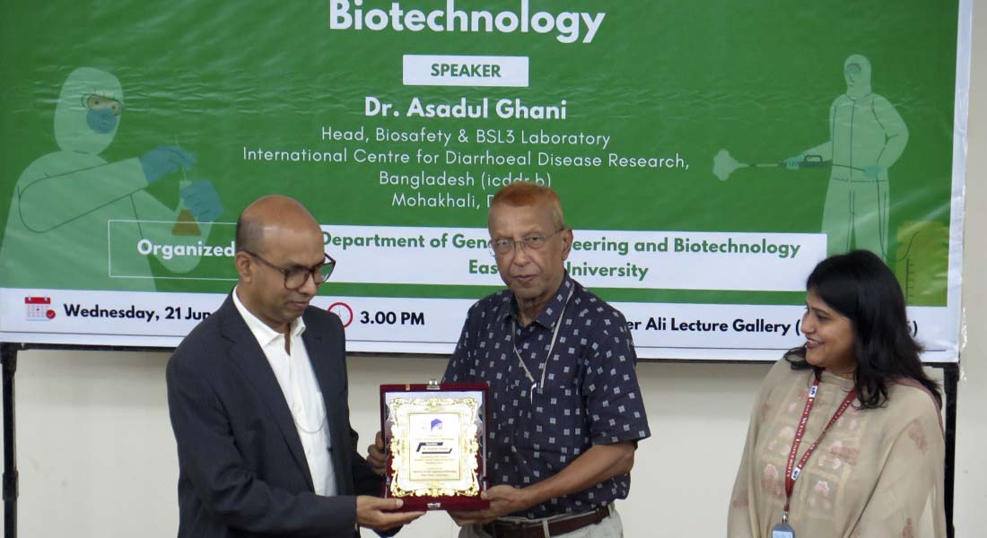Department of GEB Hosts a Seminar on Biosafety and... 