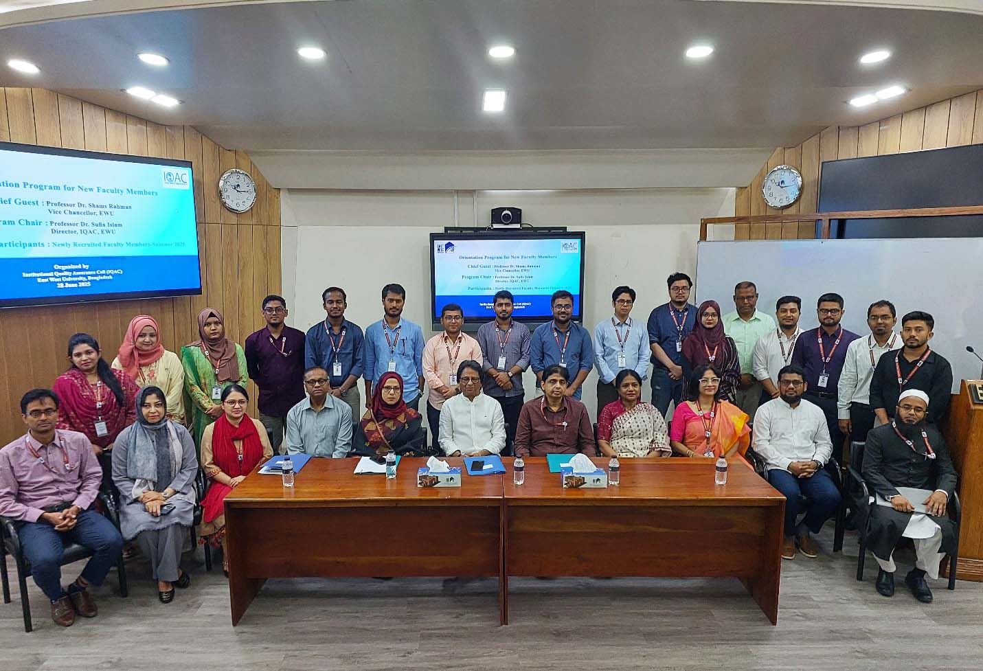 Orientation Program for the Newly Recruited Faculty Members