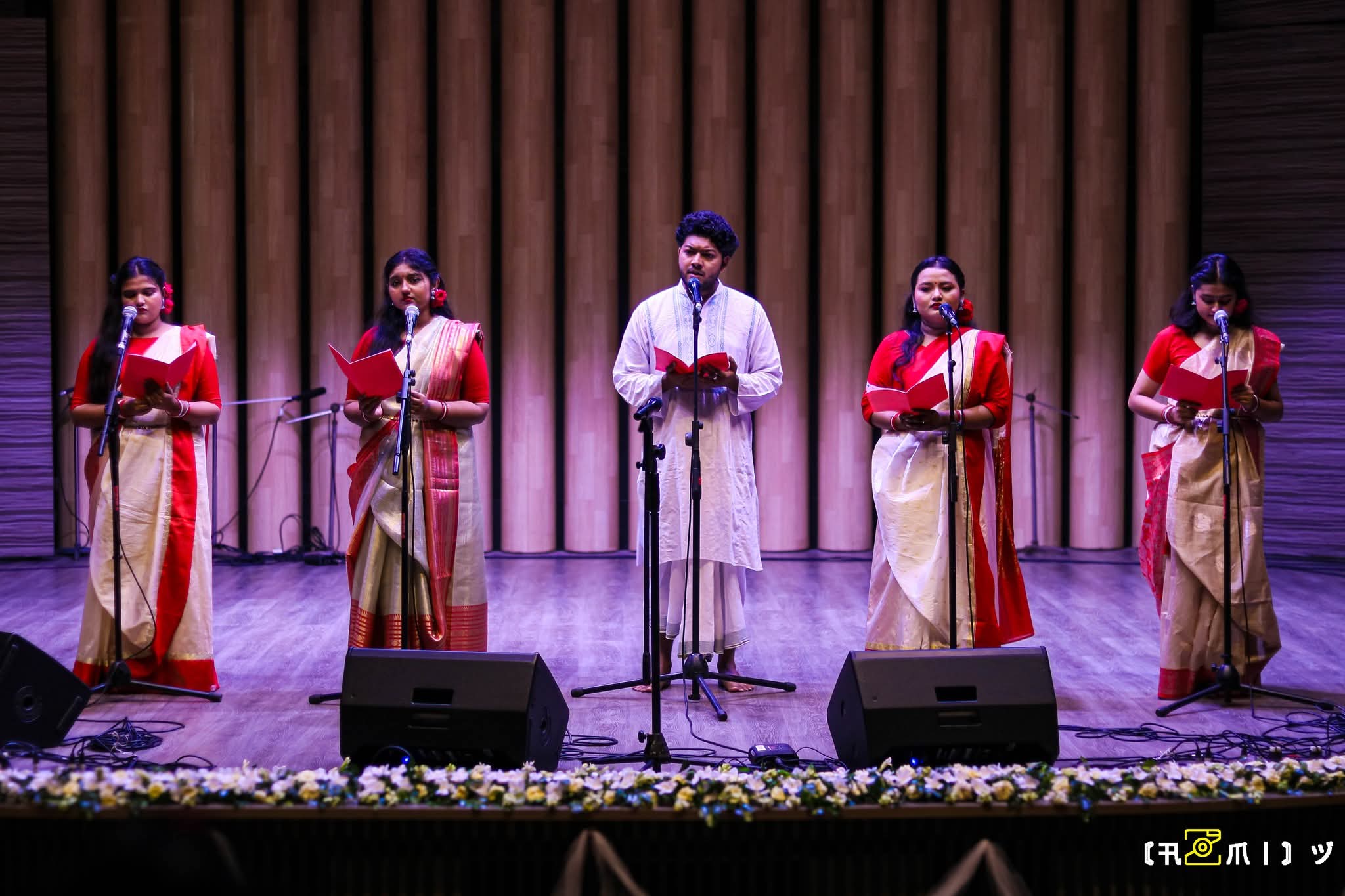 “Ponchokobir Gaan” organized by East West Universi...