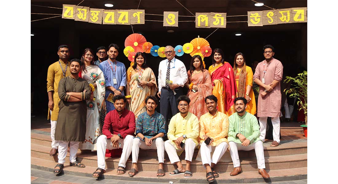 GEB Family and Biotech Club Unite for a Joyful Basanta Boron & Pitha Uthsob